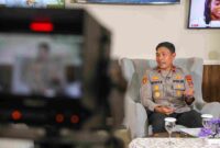 Wakapolda Sumut Brigjen Pol. Rony Samtana saat menjadi Narasumber di media TVRI Sumut, Rabu, (30/04/2025)
