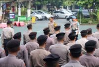 Polres Malang Siagakan Ratusan Personel untuk Amankan May Day dalam rangka peringatan Hari Buruh Internasional atau May Day, Kamis (1/5/2025)