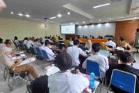kegiatan Internalisasi Penyelenggaraan Statistik Sektoral Tahun 2025. Kegiatan ini berlangsung di Aula Kantor Bappeda Tapsel, Sipirok, Selasa (6/5/2025).