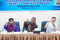 Musyawarah Kota PASI Medan yang digelar di aula kantor Dinas Pemuda dan Olahraga Medan. Jum'at, (23/05/2025).