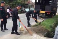 Batalyon B Pelopor Satuan Brimob Polda Sumatera Utara menggelar kegiatan sosial 