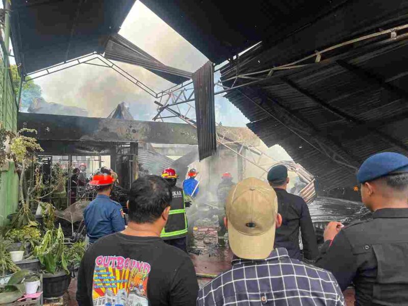 Satuan Brimob Polda Sumatera Utara saat respon. 