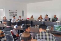 rapat koordinasi terkait pembebasan lahan jalan nasional yang menimbulkan penolakan dari sebagian warga. Senin, (26/05/2025)