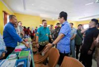 Wali Kota Medan Rico Tri Putra Bayu Waas, saat melaksanakan Monitoring di MPP Roadshow Medan Belawan. Selasa, (27/05).