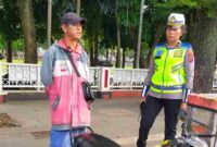 kegiatan Pendidikan Masyarakat Lalu Lintas, Penerangan Keliling, dan Penyuluhan (Dikmas Lantas Penling Penluh) di Lapangan Haji Adam Malik pada Sabtu, (03/05/2025)