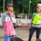 kegiatan Pendidikan Masyarakat Lalu Lintas, Penerangan Keliling, dan Penyuluhan (Dikmas Lantas Penling Penluh) di Lapangan Haji Adam Malik pada Sabtu, (03/05/2025)