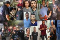 Para pelaku yang diamankan Polda Sumut dari tanggal 7 mei hingga 9 mei 2025.
