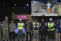 Wakil Bupati Asahan bersama Jajaran, TNI, POLRI, PM, Melaksanakan penyegelan dan penutupan THM Heaven dan Nest Bar. Sabtu, (17/05/2025) Dini Hari.