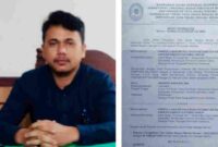 Roberto E.T. Sagala,SH., MH., (Kiri), Surat Peringatan PTTUN Kota Medan kepada Pangulu Nagori Puli Buah, Kabupaten Simalungun.  