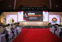 Rapat Kerja Teknis (Rakernis) Humas Polri Tahun Anggaran 2025 resmi dibuka di Gedung Serbaguna Akademi Kepolisian (Akpol), Semarang, Jawa Tengah, Selasa (6/5/2025)