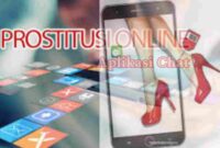 Foto : Ilustrasi Prostitusi Online menggunakan Aplikasi  Michat. Jumat,(01/05/2025)