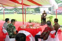 ubernur Sumut, Bobby Nasution menghadiri Peringatan HUT ke-75  Kodam I Bukit Barisan yang diselenggarakan di Makodam I Bukit Barisan, Jalan Gatot Subroto, Medan, Jum'at (20/6/2025)