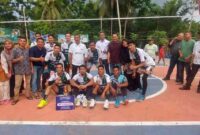 Bos Muda juara di Turnamen Voli Pemuda Cup Gampong Sematang Arun 2025.