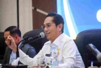Rico Waas pada pertemuan seminar proposal kajian studi kelayakan pendirian sekolah unggul jenjang SD dan SMP di Kota Medan di ruang rapat III, Kantor Wali Kota Medan, Rabu (4/6/25).