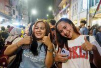 kegembiraan Pengunjung di Car Free Night, Sabtu, (28/6/2025)