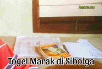 Erek - erek dan rekap di togel (303) disalah satu warung di kota Sibolga.(Foto : A.Lature)