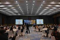 Rapat Koordinasi Iuran Pemerintah Daerah dan Penguatan Kebijakan Keuangan Daerah Dalam Pelaksanaan Program JKN Provinsi Aceh dan Sumut Tahun 2025, di Ballrrom Hotel Santika Dyandra, Jalan Kapten Maulana Lubis, Medan, Selasa (6/3/2025).