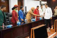Walikota medan Rico Waas, saat temui Cipayung Plus.