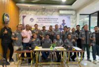 Peserta Rapat Kerja Daerah (Rakerda) Pro Jurnalismedia Siber (PJS) Sumatera Utara. Sabtu, (28/6)