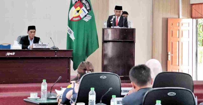 Nota pengantar RPJMD tersebut disampaikan Bupati Simalungun dalam rapat Paripurna DPRD Simalungun yang berlangsung di Gedung DPRD Simalungun, Pamatang Raya, Simalungun, Sumut, Jum'at (4/7/2025).
