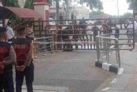 Aksi IPEMA Labuhan batu di Polda Sumatera Utara. Senin, (21/7)
