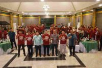 Pemko Medan menjamu makan malam bersama para peserta simposium Perkaderan Nasional Ikatan Mahasiswa Muhammadiyah (IMM) di Pendopo Rumah Dinas Wali Kota Medan, Jum'at (11/7/2025).
