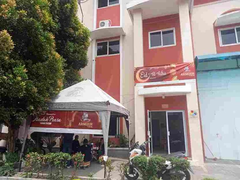 PT Berca Kawan Sejati (Armour) yang berlokasi di Jalan Sangnawaluh, Komplek Megalend, Pematangsiantar, Sabtu, (12/7) (Foto : Ilham)