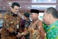 Bupati Simalungun ketika menghadiri acara jamuan makan malam bersama yang digelar Pemerintah Provinsi Sumatera Utara (Pemprovsu) di di Aula Tengku Rijal Nurdin, Medan, Kamis malam, (24/72025).