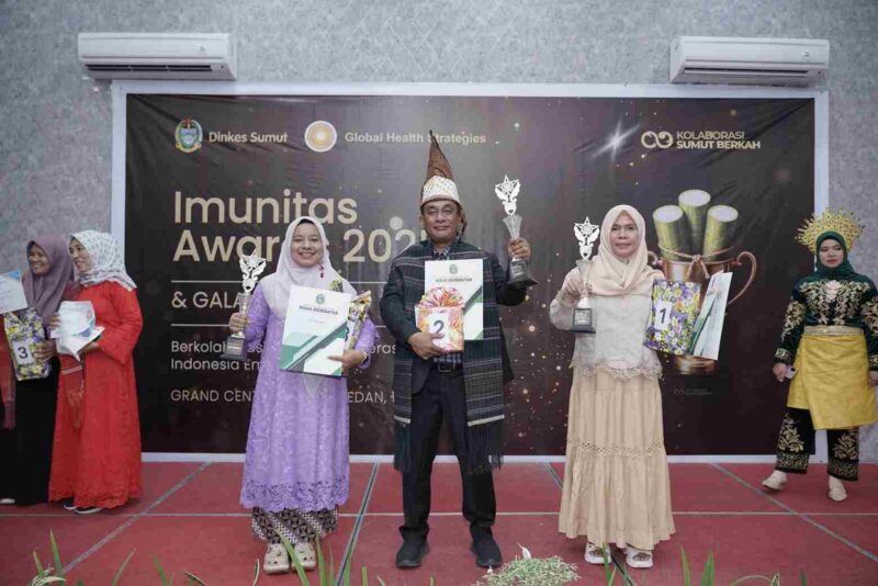 inas Kesehatan Kabupaten Asahan berhasil meraih Juara Umum dalam ajang Peningkatan Kapasitas Promosi Imunisasi dan Malam Penganugerahan Puskesmas Imunitas Awards (Lemang Zero Dose) di Grand Sentral Hotel, Medan, pada 15–17 Juli 2025.