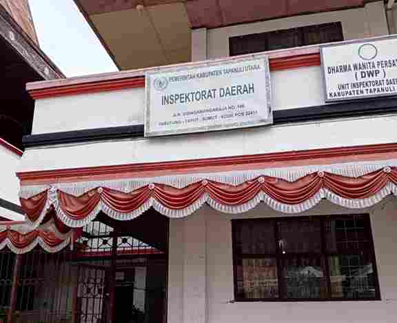 Kantor Inspoktarat Tapanuli Utara. Rabu, (2/7)