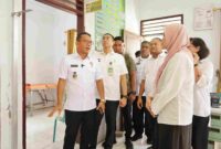 Zakiyuddin usai melakukan peninjauan ke Puskesmas Pembantu (Pustu) Tembung Kota di jalan Letda Sujono, Gang Kesehatan, Kec. Medan Tembung, Rabu (23/7/2025).