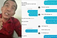 Pangulu Huta Dipar, Syafarudin, dan isi chat mesra.
