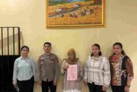 1 Orang agen perempuan, ditangkap tim Polda Sumut. Senin, (21/7)