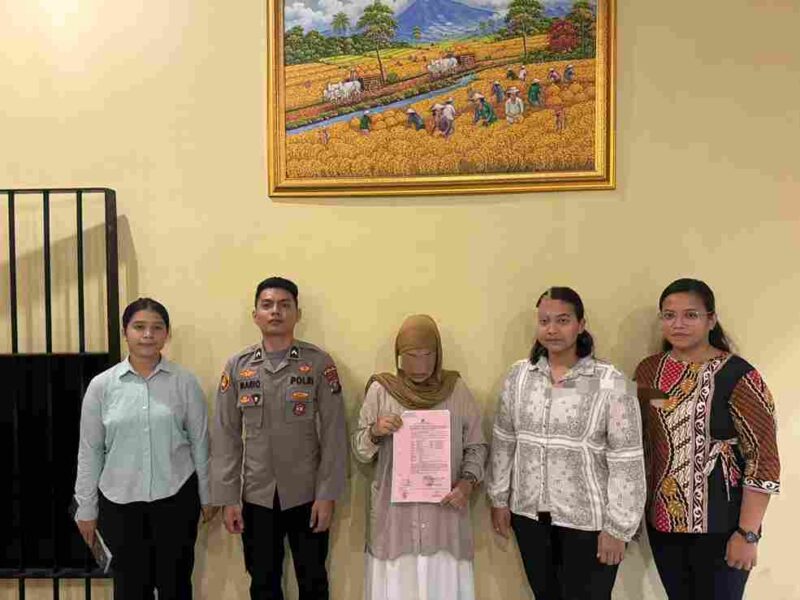1 Orang agen perempuan, ditangkap tim Polda Sumut. Senin, (21/7)