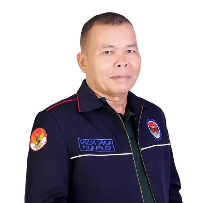 Ketua Umum SBSI Solidaritas, Ramlan Sinaga, SH, Senin, (21/7).