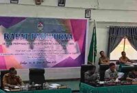 DPRD Kabupaten Toba melanjutkan Rapat Paripurna untuk membahas Ranperda Pertanggungjawaban Pelaksanaan APBD 2024.