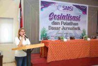Ketua SMSI Provinsi Sumut Erries Julieta Napitupulu