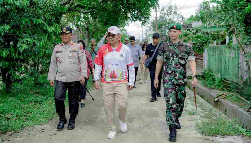  Bupati Simalungun, Dr. H. Anton Achmad Saragih, bersama Kapolres AKBP Marganda Aritonang dan Dandim 0207/Sml Letkol Inf. Gede Agus Dian Pringgana, didampingi sejumlah pimpinan perangkat daerah, langsung meninjau lokasi terdampak, Minggu (24/8/2025).