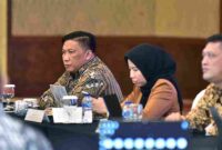 Kepala Dians Komunikasi dan Informatika Provinsi Sumatera Utara, Erwin Hotmansah Harahap mengikuti Rapat Koordinasi Percepatan Pembentukan dan Penguatan Tim Tanggap Insiden Siber (TTIS) di wilayah Sumut, di Hotel JW Marriot Medan, Kamis (21/8/2025).