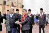 Bupati Simalungun, Dr. H. Anton Achmad Saragih, resmi melantik Mixnon Andreas Simamora, S.IP., M.Si. sebagai Sekretaris Daerah (Sekda) Kabupaten Simalungun.