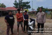 pelaku berhasil diamankan beserta barang bukti sepeda motor Honda Beat yang dicuri dari areal parkiran PT Basic Nagori Sei Mangkei, Kecamatan Bosar Maligas, Kabupaten Simalungun.
