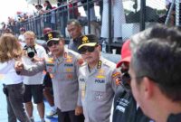 Kapolda Sumut saat berada di Lokasi Lomba F1. 