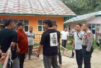 Tim Polres Aceh Timur saat melakukan Pengawalan mediasi. 