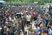 Gubernur Sumatera Utara (Sumut) Bobby Nasution, bersama Kapodasu Irjen Pol Whisnu Hermawan Februanto, Pangdam I/BB Mayjen TNI Rio Firdianto, Kajatisu Harli Siregar, Ketua DPRD Sumut Erni Ariyanti, memimpin langsung pembongkaran tempat hiburan malam, Marcopolo di Kota Binjai, Kamis  (14/08/2025) 