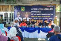 Wali Kota Medan Rico Tri Putra Bayu Waas dalam kegiatan Sapa Warga di Kelurahan Sei Kera Hilir II, Sabtu (2/8/2025).