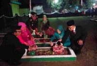 apel kehormatan dan renungan suci pada Sabtu, 16 Agustus 2025 pukul 08.30 WIB di Makam Bahagia Purna Yuhda, Desa Wonokerto, Kecamatan Bantur.
