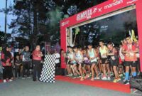  Wali Kota Pematangsiantar Wesly Silalahi SH MKn melepas peserta Gempita Kemerdekaan Run 'Agak Lari Kelen', Minggu (10/08/2025) pagi.