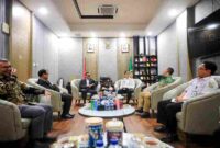 Rico Waas saat menerima panitia Sinode HKI Ke-65 di Rumah Dinas Wali Kota Medan, Rabu (27/8/2025).