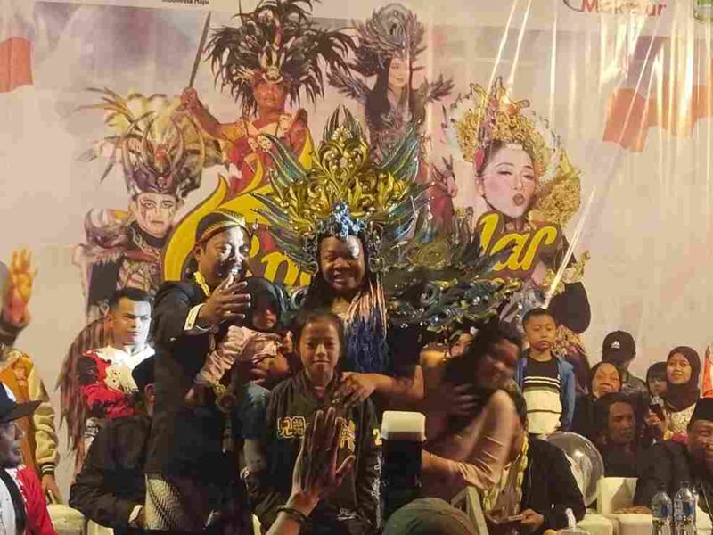 Karnaval  peringatan HUT Kemerdekaan Republik Indonesia ke-80 di Desa Wonokerto, Kecamatan Bantur, Rabu (27/8/2025). 