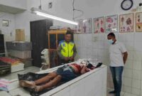 Seorang Wanita yang belum diketahui Identitasnya menjadi korban tabrak lari. 